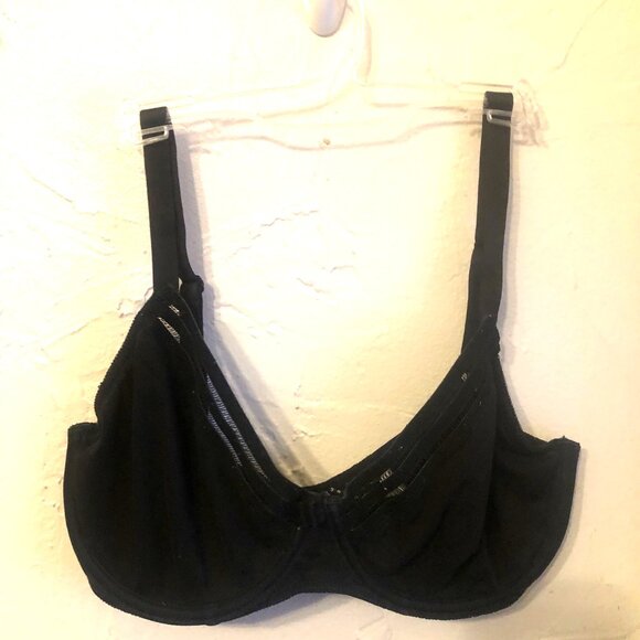 Huit 8 Paris Womens SZ 34E Black Underwire Bra - Picture 1 of 2